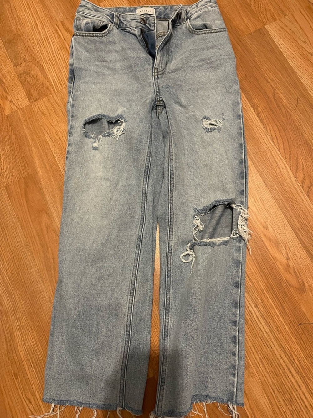 PacSun Light Blue Distressed Boyfriend Jeans